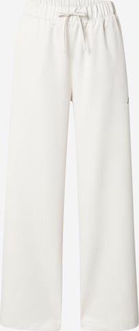 Jordan Wide leg Broek in Wit: voorkant