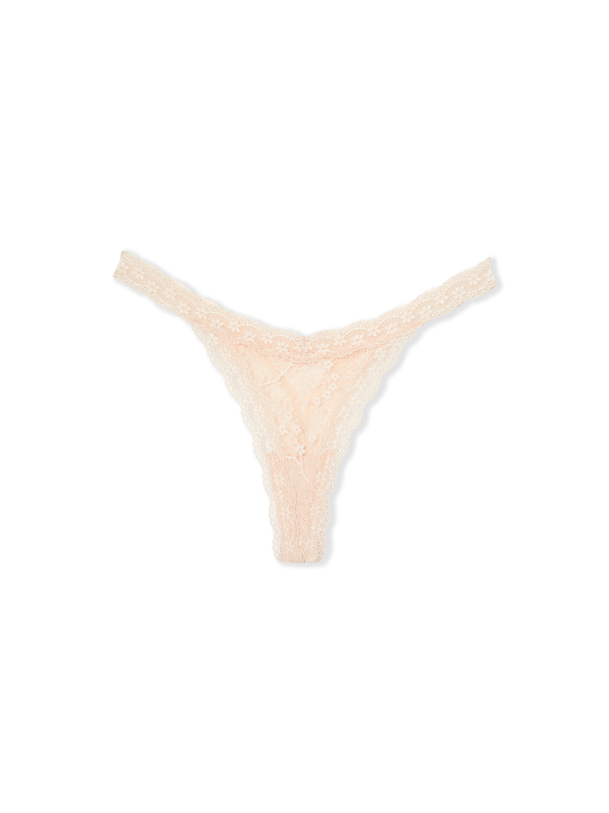 ETAM Thong 'Betty' in XS in Powder, Item view