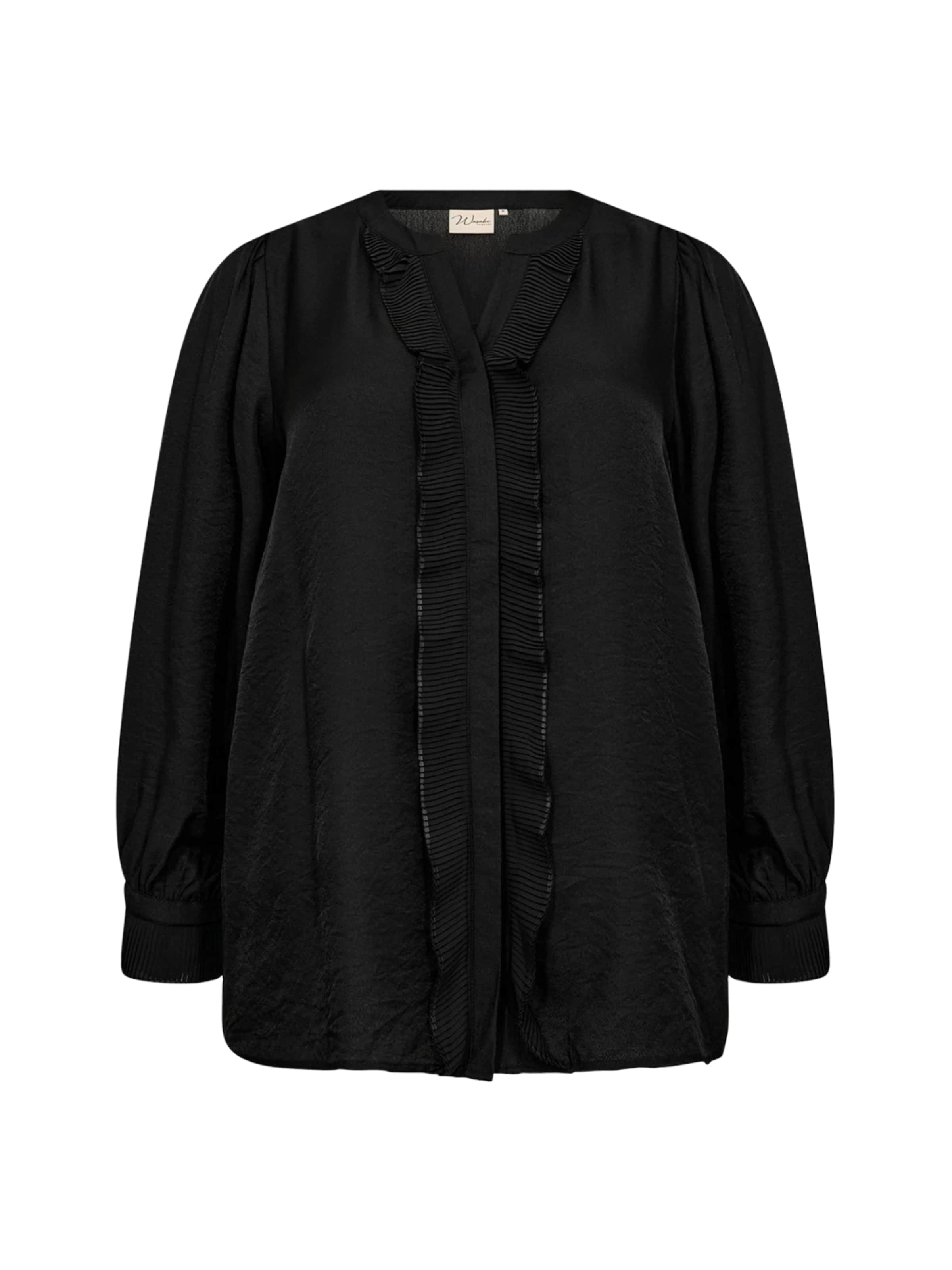 Wasabi Concept Bluse 'SAFIA' i sort: forside