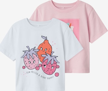 rožinė NAME IT Marškinėliai 'NMFHELKA': priekis