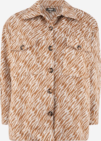 Missguided Plus Jacke in karamell / weiß, Produktansicht
