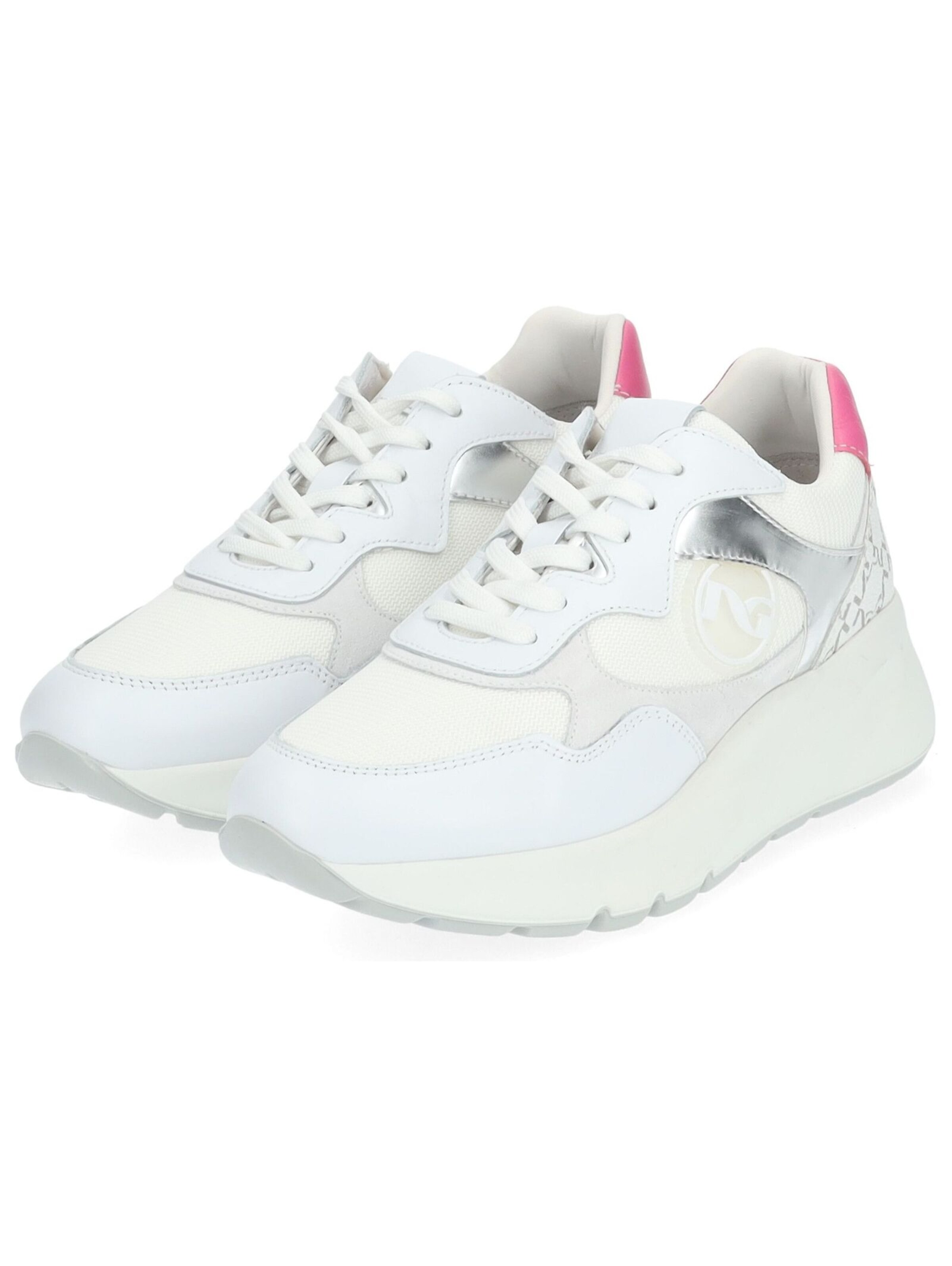 Nero Giardini Platform trainers in White