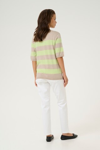 Pull-over 'Lizza' Kaffe en vert