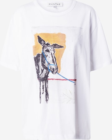 T-shirt 'MIDI' Munthe en blanc : devant