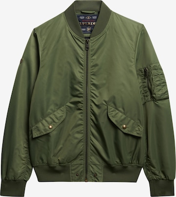Veste mi-saison Superdry en vert : devant