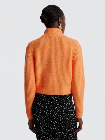 EDITED Knit Cardigan 'Katharina' in Orange