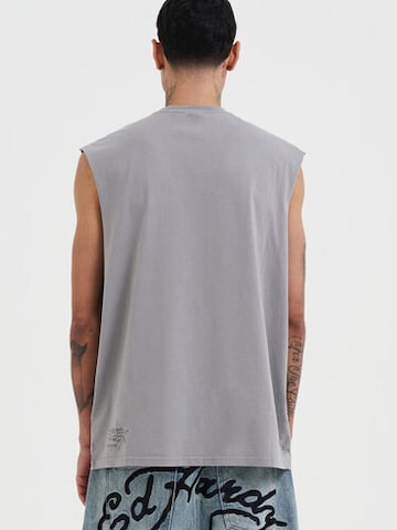 Ed Hardy T-shirt 'Don Ed Montage' i grå