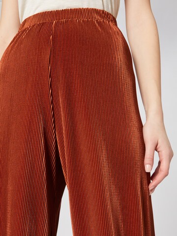 Guido Maria Kretschmer Women Wide leg Pants 'Melissa' in Brown