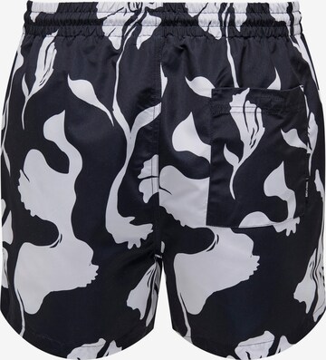 Only & Sons Badeshorts 'Ted Life' i sort