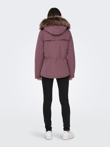 Parka mi-saison 'New Starline' ONLY en rose