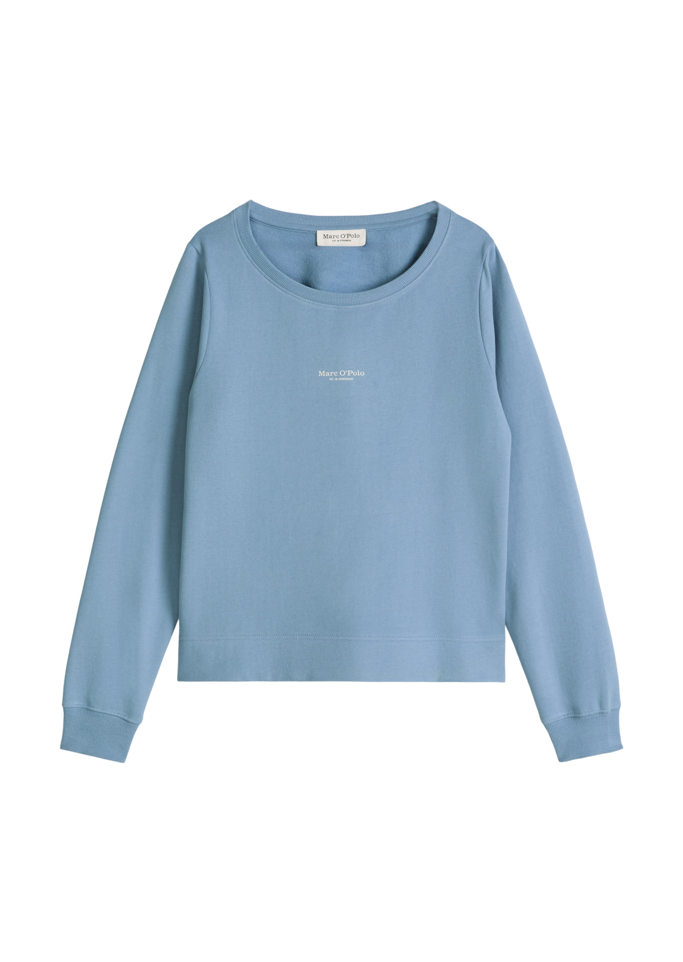 Marc O'Polo Sweatshirt 'DfC' in Blue: front
