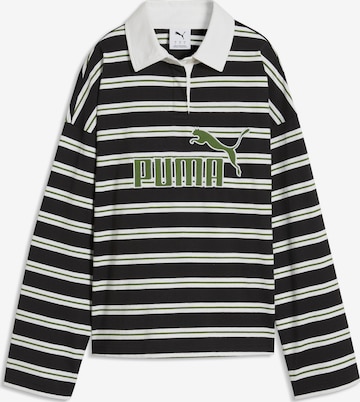 T-shirt oversize 'Essentials Elevated No.1' PUMA en noir : devant