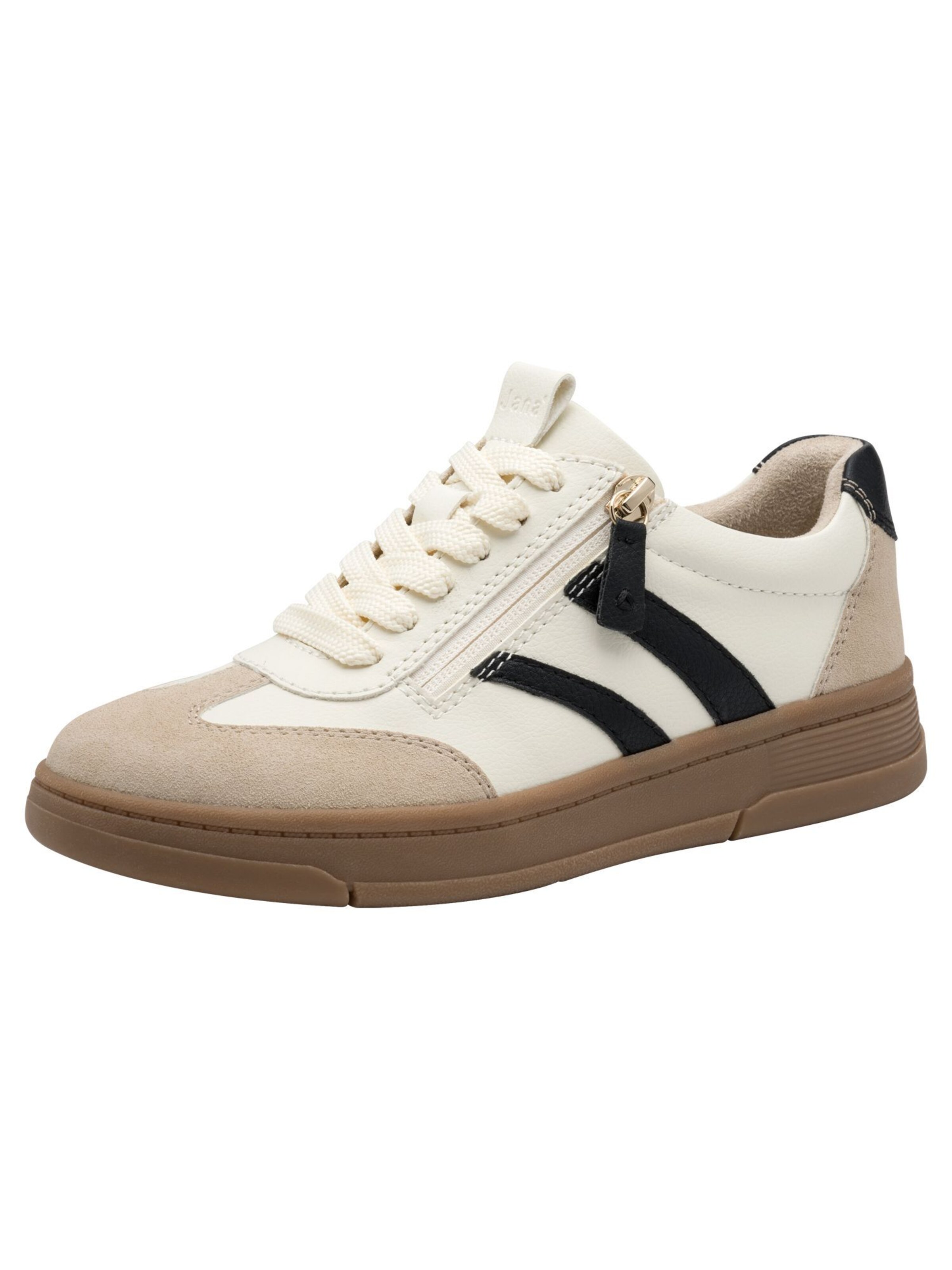 Baskets basses JANA en blanc : devant