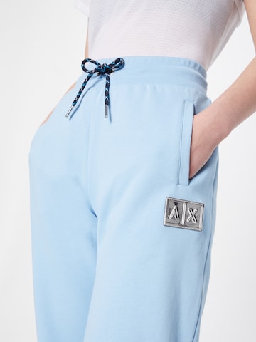 ARMANI EXCHANGE Tapered Byxa i blå