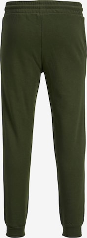 Tapered Pantaloni 'Gordon Lock' di Jack & Jones Plus in verde