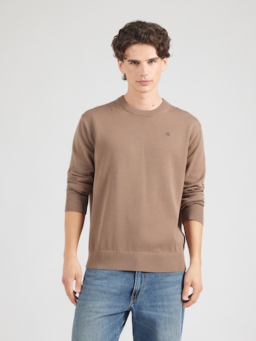 G-STAR Pullover in Braun: Vorderseite
