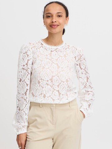 Camicia da donna 'BYBXGILACE' di b.young in bianco: frontale