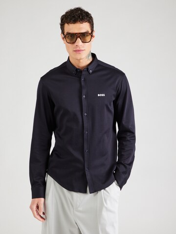 BOSS Regular fit Button Up Shirt 'B_MOTION_L' in Blue: front