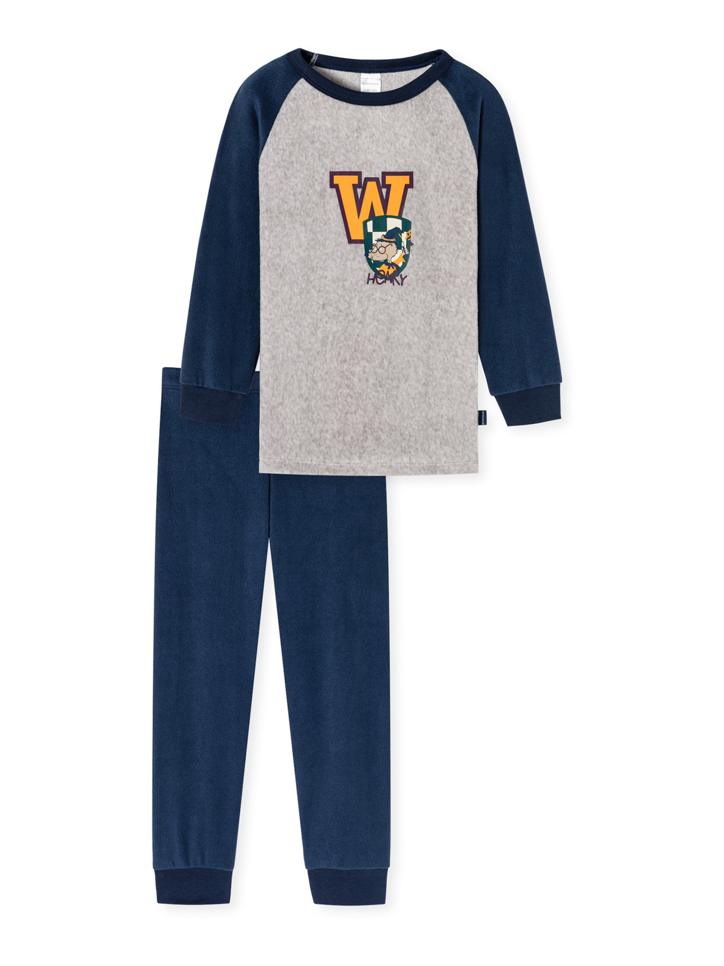 SCHIESSER - Pijama ' Rat Henry ' en azul: frente