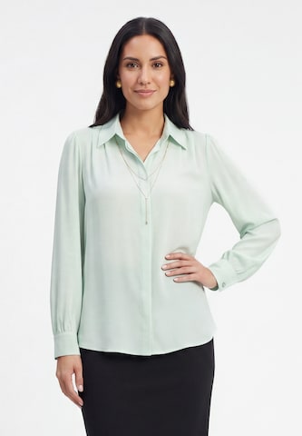 Chemisier usha BLACK LABEL en vert : devant