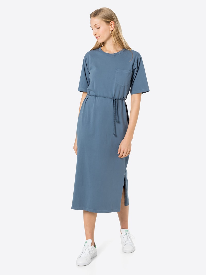 Women Clothing minimum Jersey dresses Dusty Blue