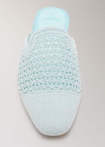 MANGO Slipper 'Mauk' in Blau