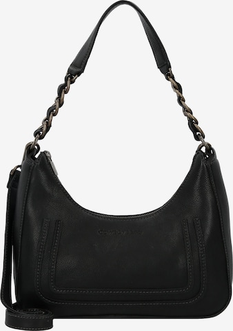 Cowboysbag Schoudertas 'Chained Middleton' in Zwart: voorkant