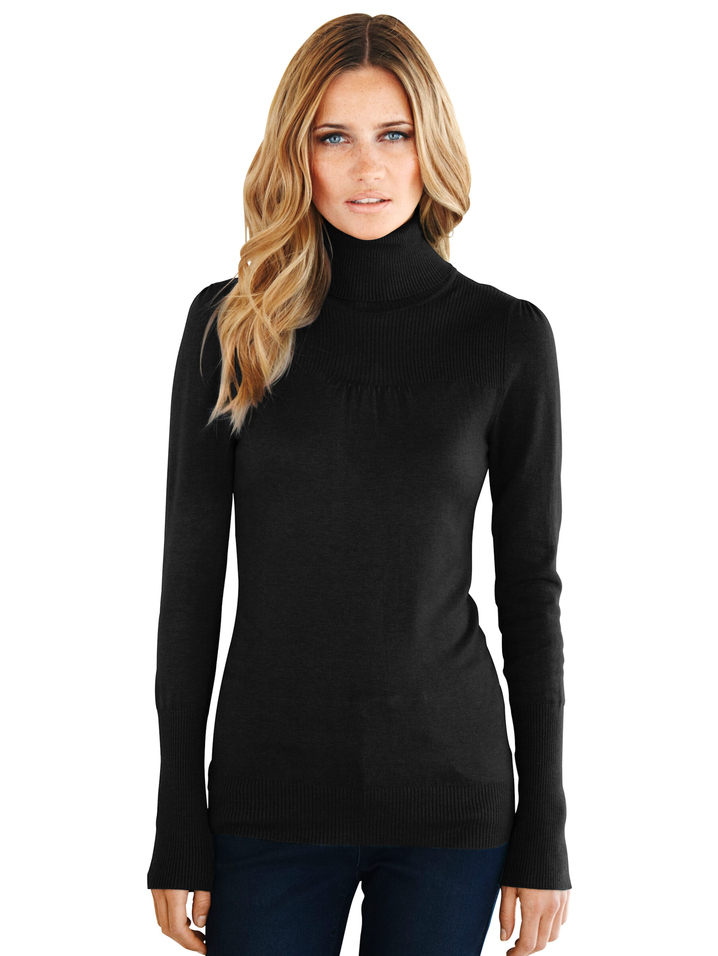 Pullover di heine in nero: frontale