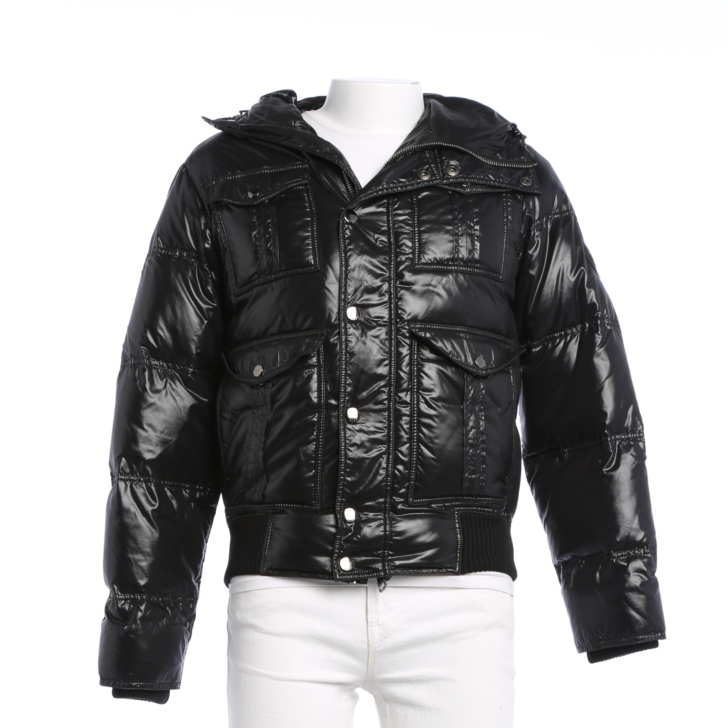 Gucci Jacket & Coat in S in Black: front