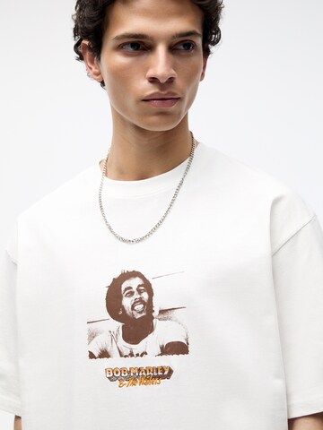 Pull&Bear T-Shirt in Weiß
