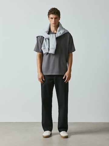 NextLoosefit Chino hlače - crna boja