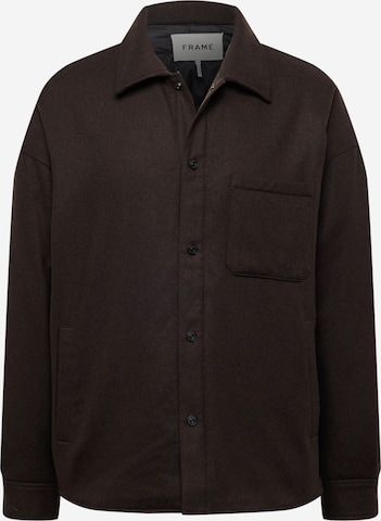FRAME Between-season jacket in Brown: front