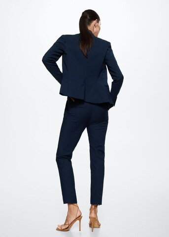 Regular Pantalon à plis 'Cofi' MANGO en bleu