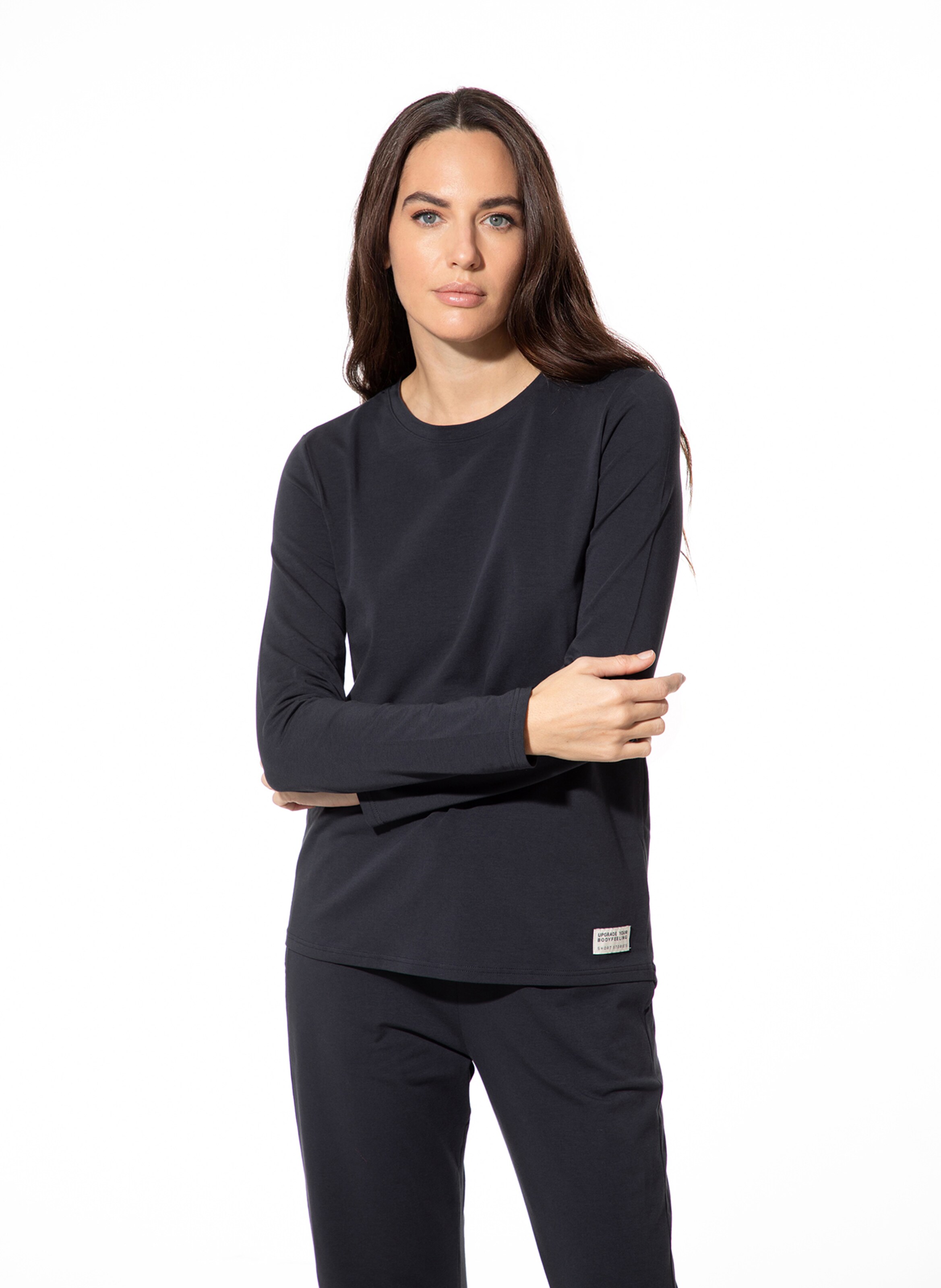 Sanetta Schlafshirt in Blau: Vorderseite