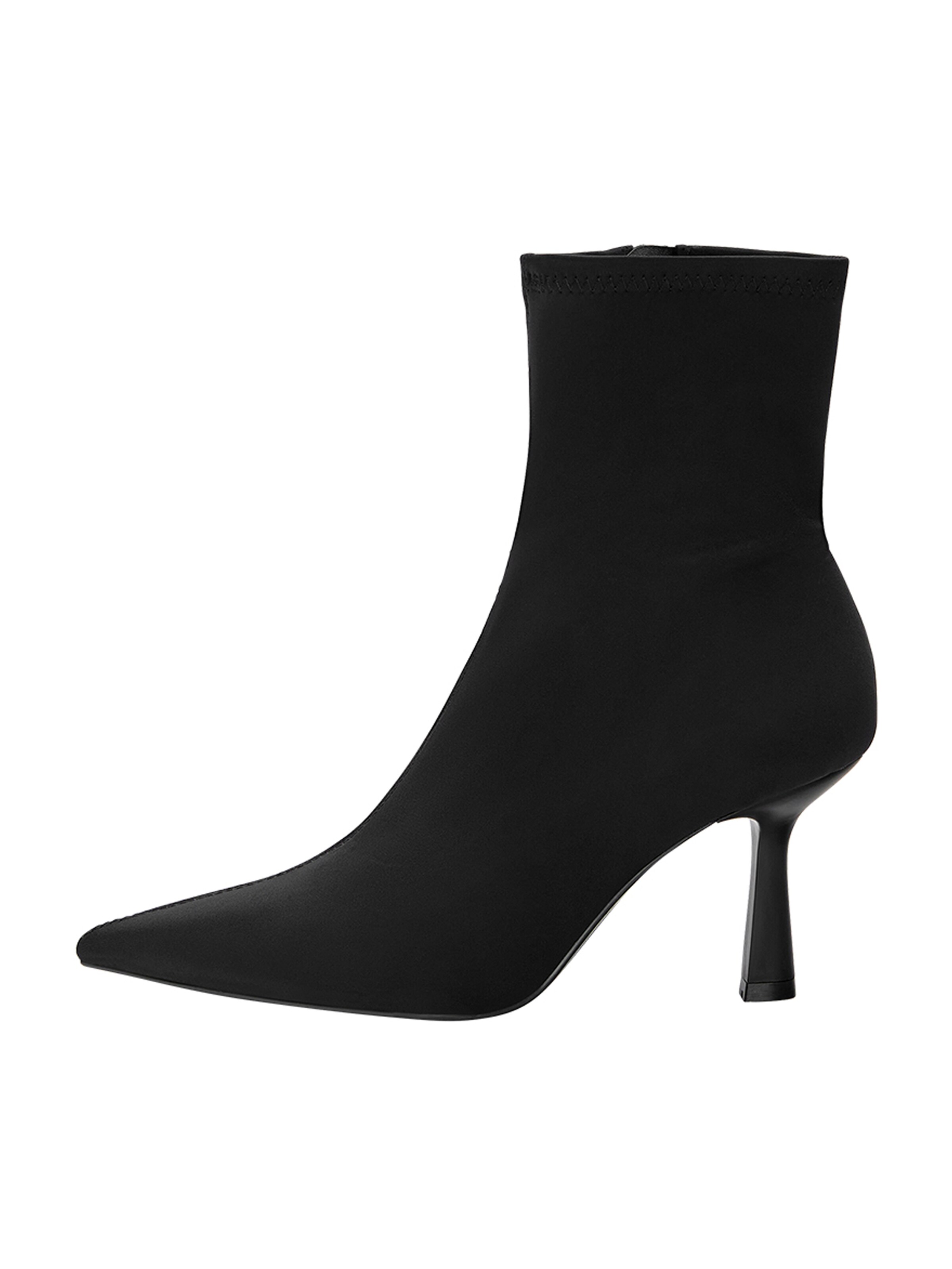 Pull&Bear Stiefelette in Schwarz