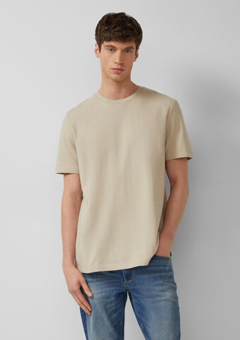s.Oliver T-Shirt in Beige: Vorderseite