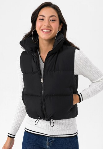 Jimmy Sanders Bodywarmer in Zwart: voorkant