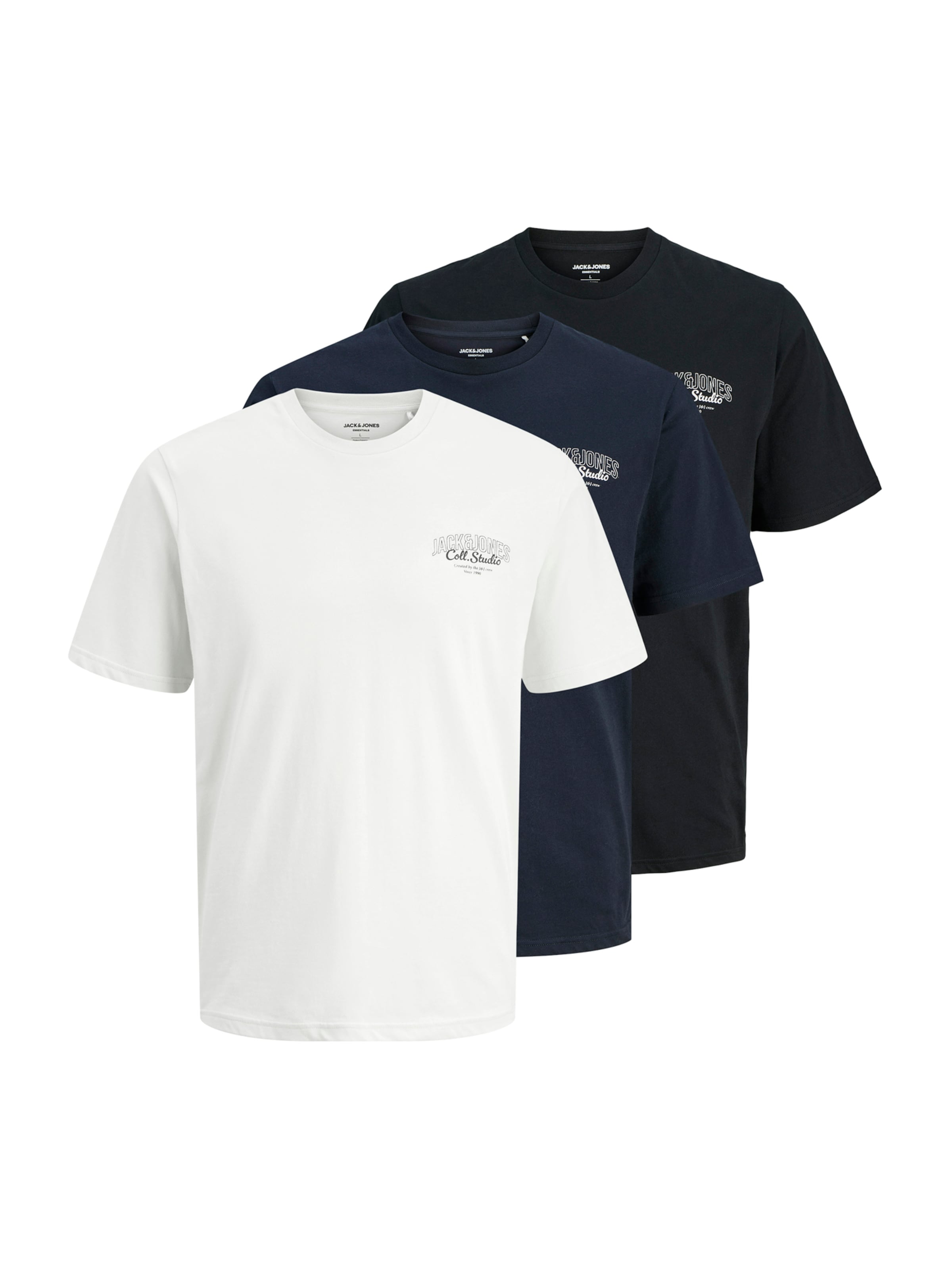 JACK & JONES Póló 'JJMAKOTO' - kék: elől