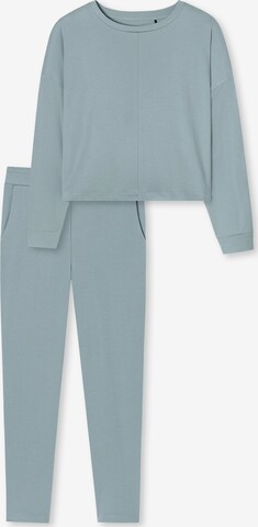 SCHIESSER Pyjama in Grau: predná strana