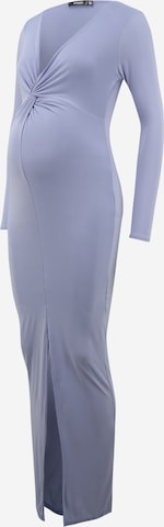 Missguided Maternity Dress in Blue: front