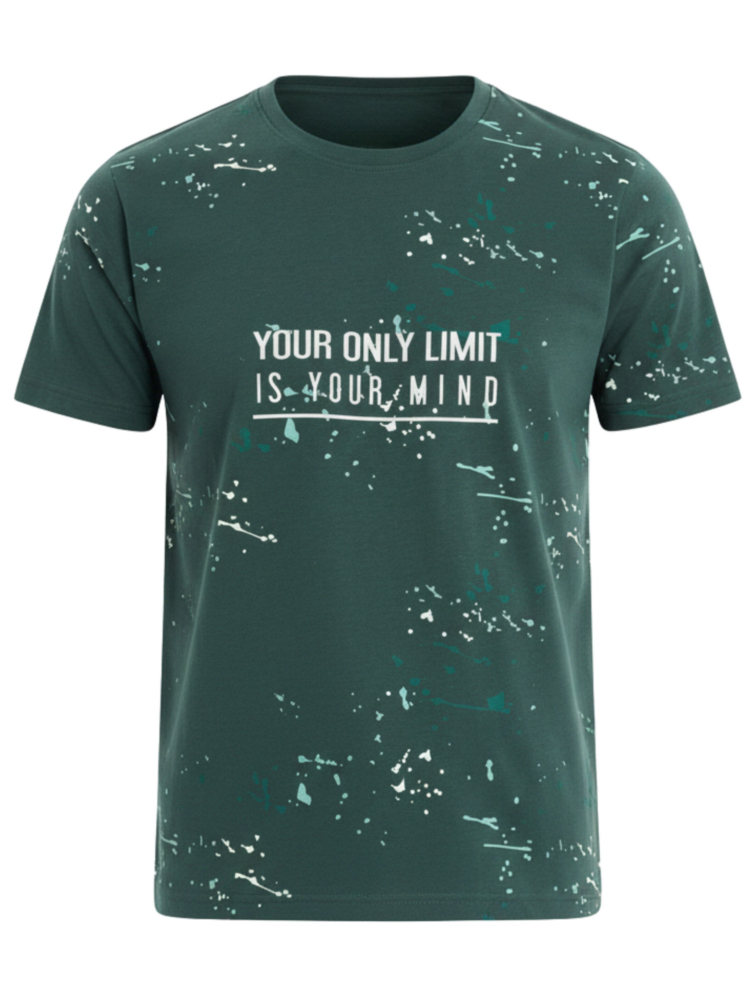 Ombre Shirt in Green: front