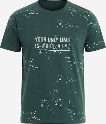 Ombre Shirt in Green: front
