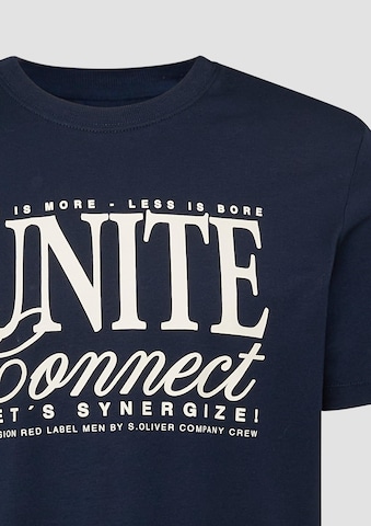 T-Shirt s.Oliver en bleu