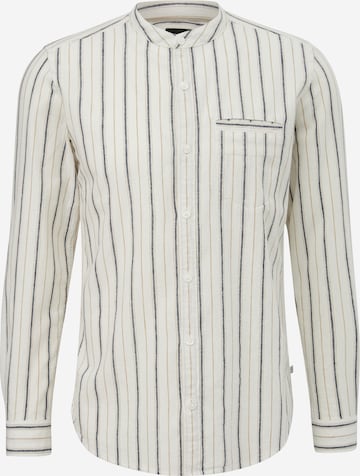 QS Regular fit Button Up Shirt in White: front