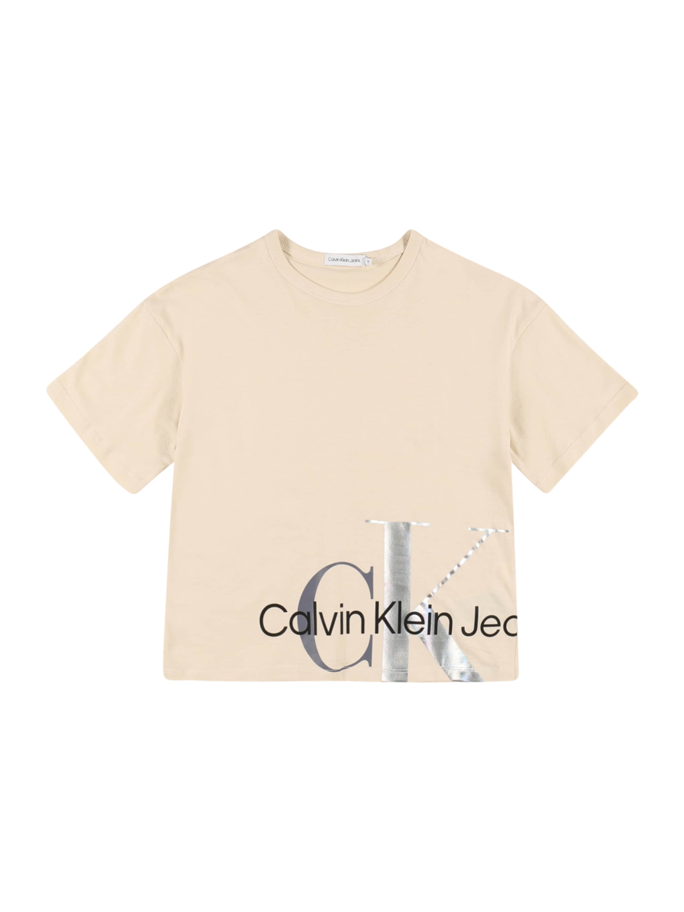 Kinder Kids (Gr. 92-140) Calvin Klein Jeans Shirt in Beige - YJ53205