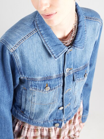 Monki Between-season jacket in Blue
