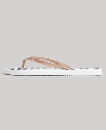 Tongs Superdry en blanc