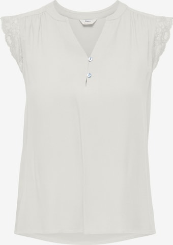 Camicia da donna 'NINA' di ONLY in bianco: frontale