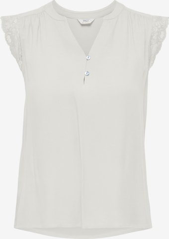 ONLY - Blusa 'NINA' en blanco: frente