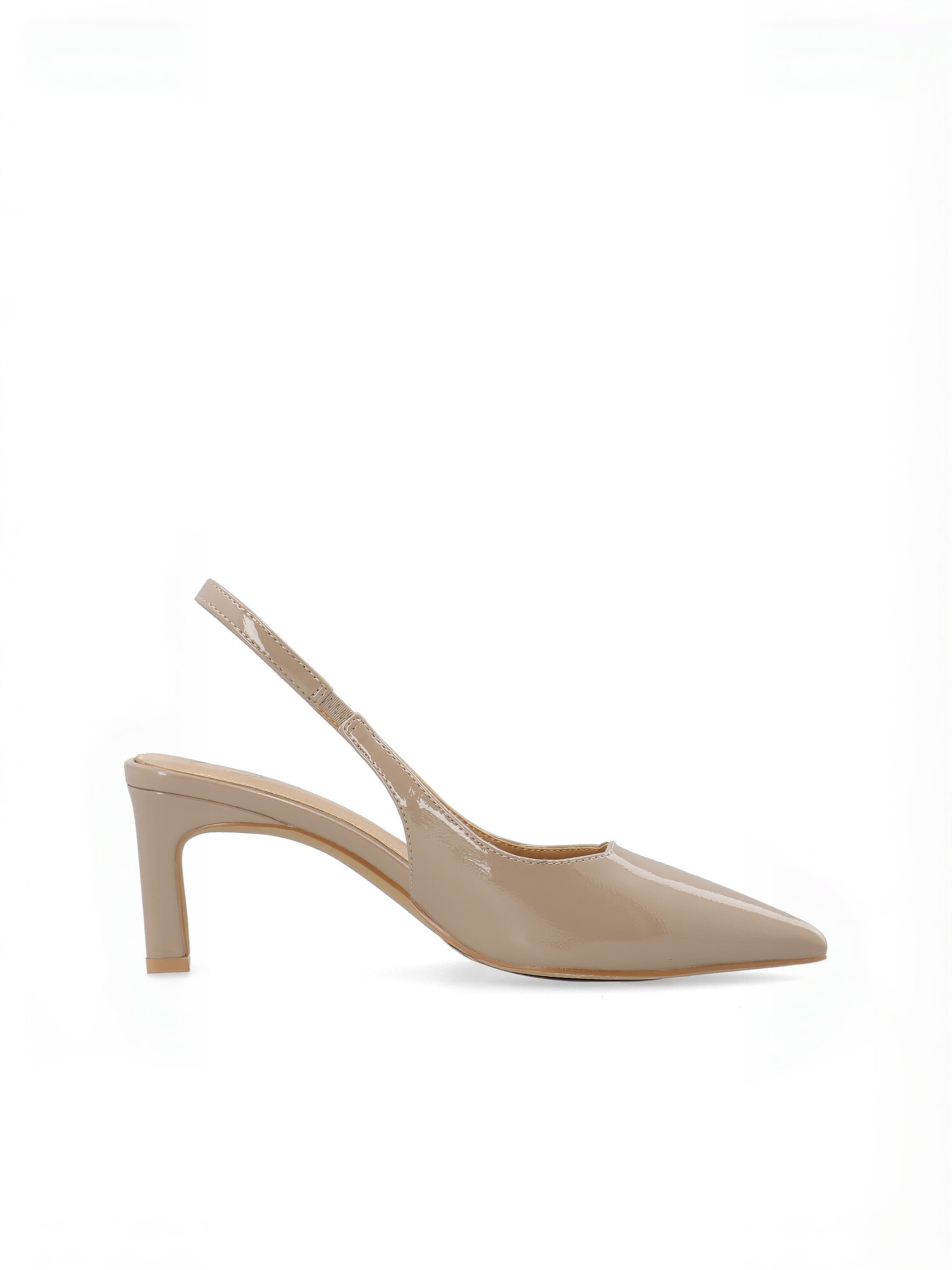 Ca'Shott - Zapatos con plataforma ' CASHELENE ' en marrón: lado
